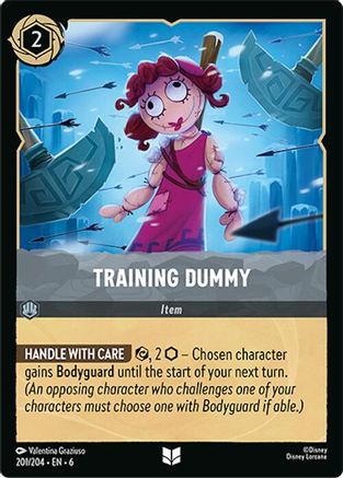 Training Dummy (201/204) [Azurite Sea] Cold Foil Lorcana Single Disney