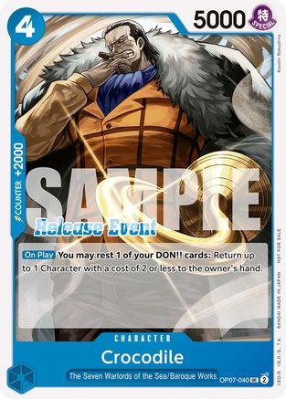 Crocodile (ST15 - ST20 Release Event Pack) (OP07-040) [One Piece Promotion Cards] One Piece Single Bandai