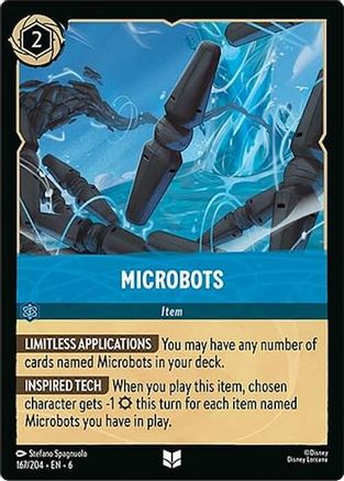 Microbots (167/204) [Azurite Sea] Lorcana Single Disney