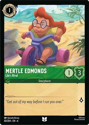 Mertle Edmonds - Lilo's Rival (82/204) [Azurite Sea] Lorcana Single Disney