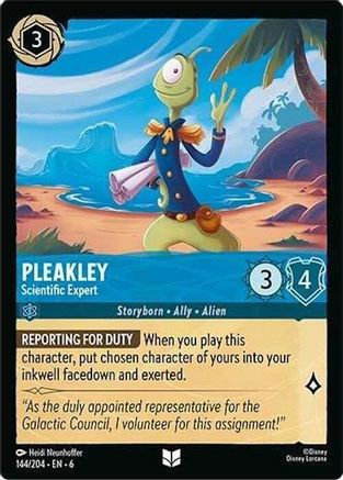 Pleakley - Scientific Expert (144/204) [Azurite Sea] Lorcana Single Disney