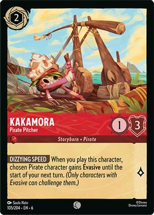 Kakamora - Pirate Pitcher (105/204) [Azurite Sea] Lorcana Single Disney