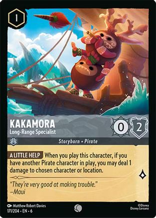 Kakamora - Long-Range Specialist (171/204) [Azurite Sea] Lorcana Single Disney