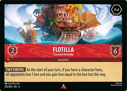 Flotilla - Coconut Armada (135/204) [Azurite Sea] Lorcana Single Disney