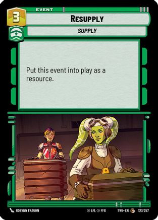 Resupply (127/257) [Twilight of the Republic] Foil Star Wars: Unlimited Single Disney