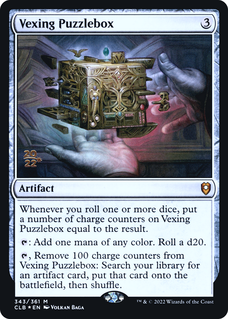 Vexing Puzzlebox (PRE-343) [Battle for Baldur's Gate Promos] Foil MTG Single Wizards of the Coast