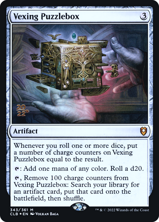 Vexing Puzzlebox (PRE-343) [Battle for Baldur's Gate Promos] Foil MTG Single Wizards of the Coast