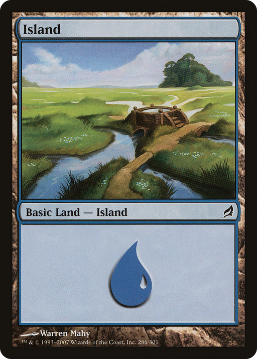 Island (LRW-286) [Lorwyn] Foil MTG Single Wizards of the Coast