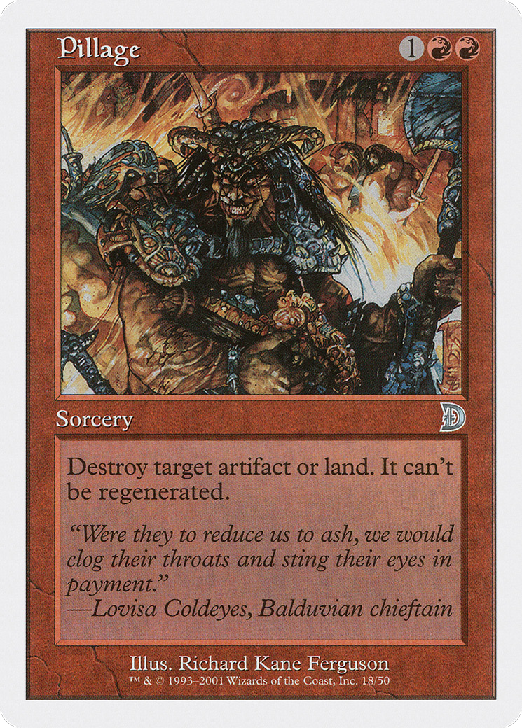 Pillage (DKM-018) [Misc] Deckmasters MTG Single Wizards of the Coast