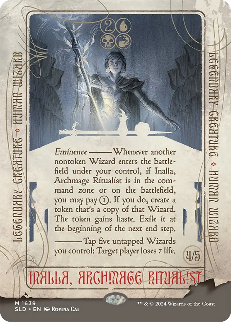 Inalla, Archmage Ritualist (SLD-1639) [Secret Lair] Drop (Borderless) MTG Single Wizards of the Coast
