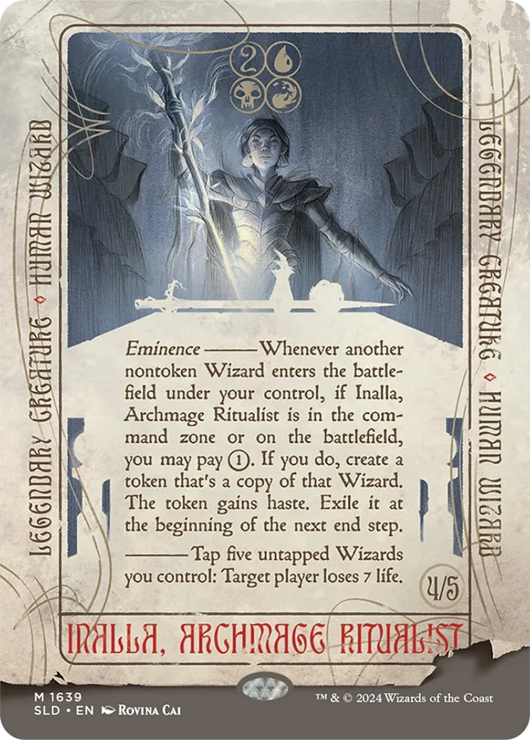 Inalla, Archmage Ritualist (SLD-1639) [Secret Lair] Drop (Borderless) MTG Single Wizards of the Coast