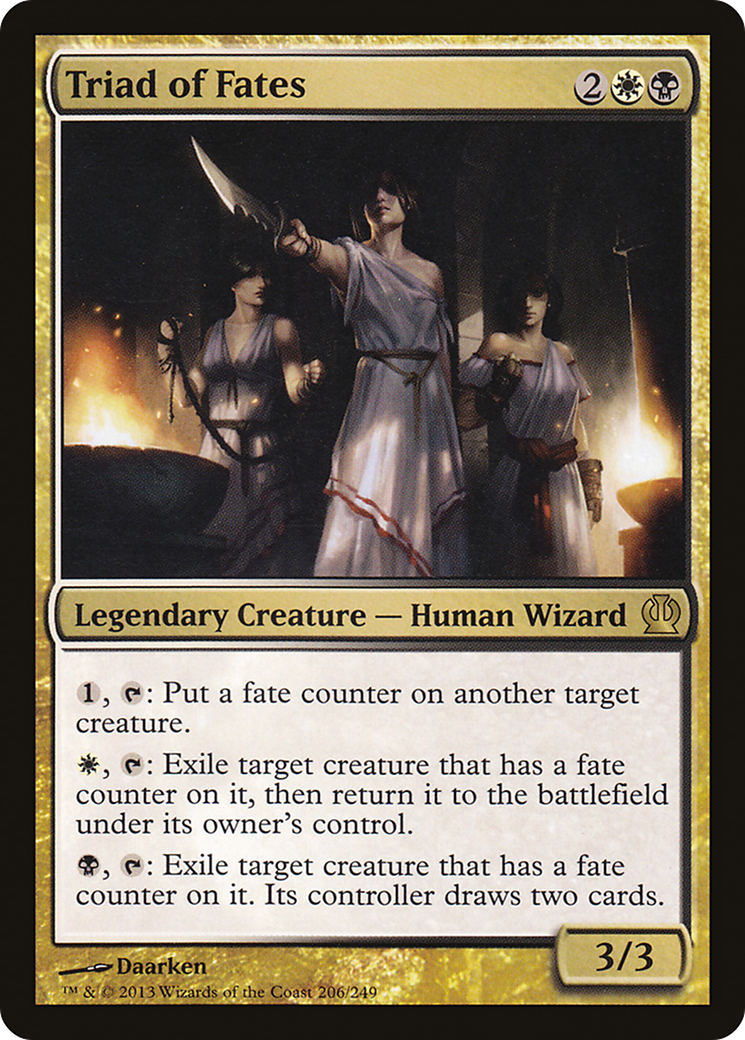 Triad of Fates (THS-206) [Theros] Foil MTG Single Wizards of the Coast