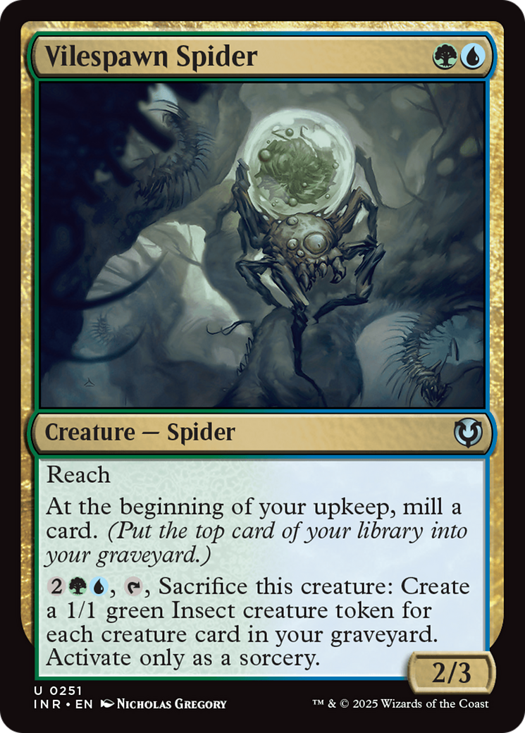 Vilespawn Spider (INR-251) [Innistrad Remastered] MTG Single Wizards of the Coast