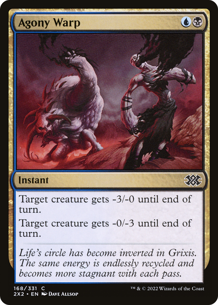 Agony Warp (2X2-168) [Double Masters 2022] MTG Single Wizards of the Coast