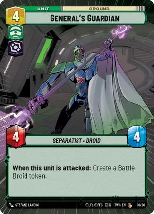 General's Guardian (Hyperspace) (10) [Twilight of the Republic] Star Wars: Unlimited Single Disney