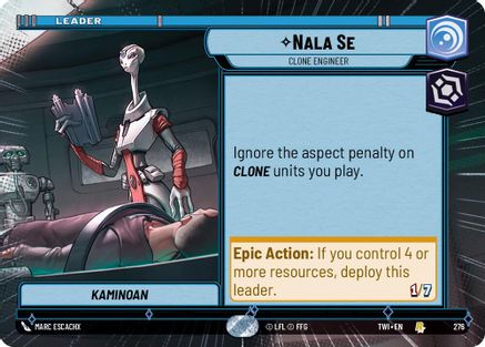 Nala Se - Clone Engineer (Hyperspace) (276) [Twilight of the Republic] Star Wars: Unlimited Single Disney