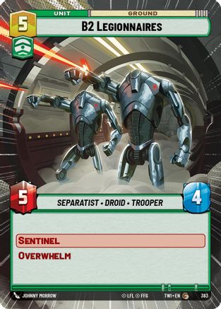 B2 Legionnaires (Hyperspace) (383) [Twilight of the Republic] Foil Star Wars: Unlimited Single Disney