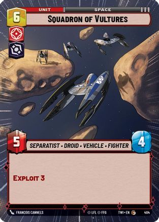 Squadron of Vultures (Hyperspace) (404) [Twilight of the Republic] Foil Star Wars: Unlimited Single Disney