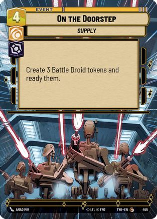 On the Doorstep (Hyperspace) (455) [Twilight of the Republic] Star Wars: Unlimited Single Disney