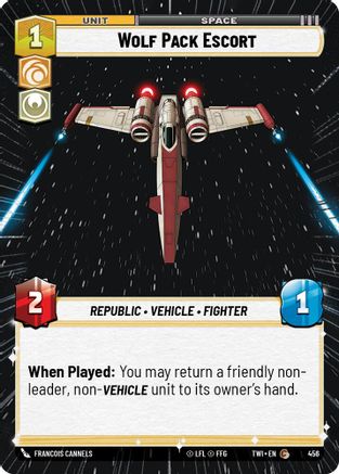 Wolf Pack Escort (Hyperspace) (456) [Twilight of the Republic] Foil Star Wars: Unlimited Single Disney