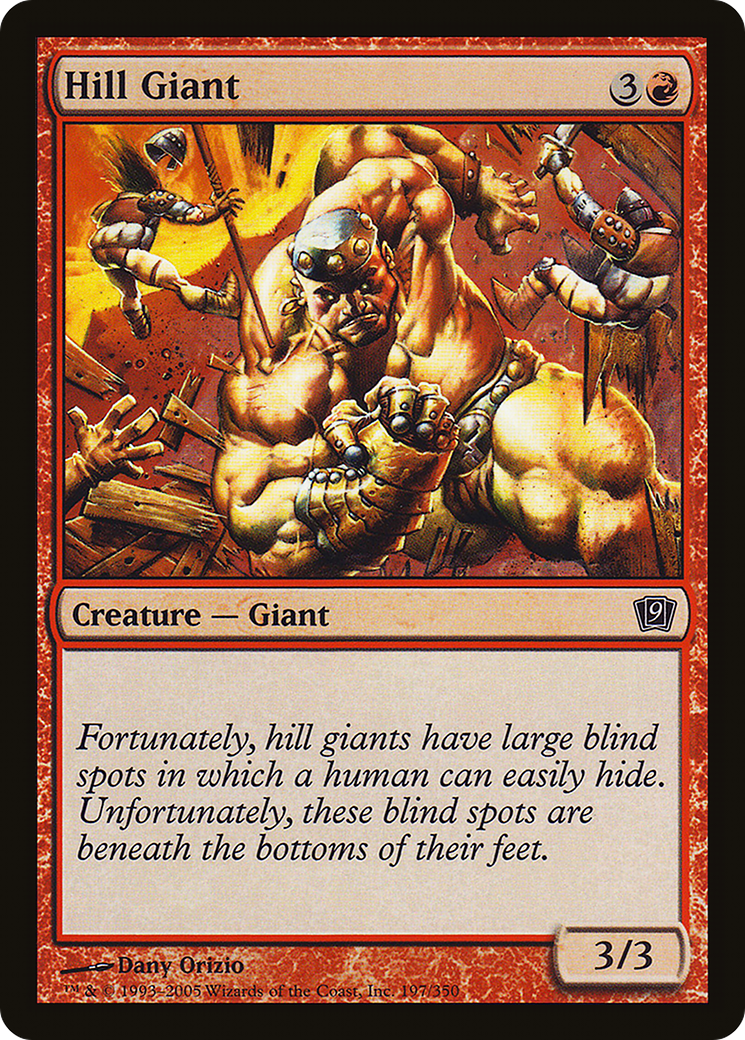 Hill Giant (9ED-197) [9th Edition] MTG Single Wizards of the Coast