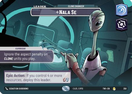 Nala Se - Clone Engineer (Showcase) (258) [Twilight of the Republic] Star Wars: Unlimited Single Disney