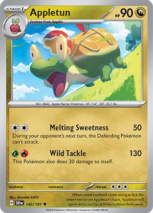 Appletun - 140/191 [SV: Surging Sparks] Pokemon Single Pokémon