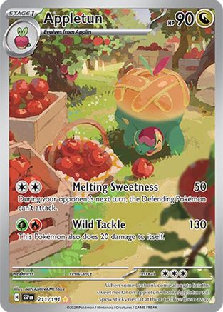 Appletun - 211/191 Holofoil [SV: Surging Sparks] Pokemon Single Pokémon