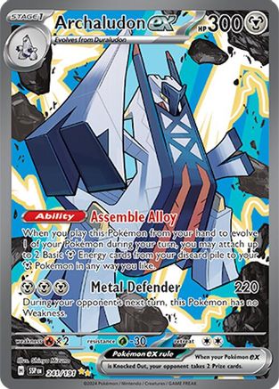 Archaludon ex - 241/191 Holofoil [SV: Surging Sparks] Pokemon Single Pokémon