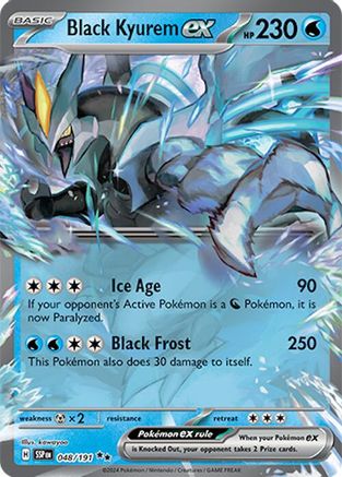 Black Kyurem ex - 048/191 Holofoil [SV: Surging Sparks] Pokemon Single Pokémon