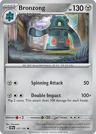 Bronzong (127) [SV: Surging Sparks] Pokemon Single Pokémon