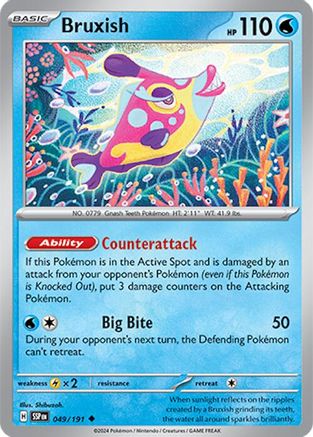 Bruxish - 049/191 [SV: Surging Sparks] Pokemon Single Pokémon