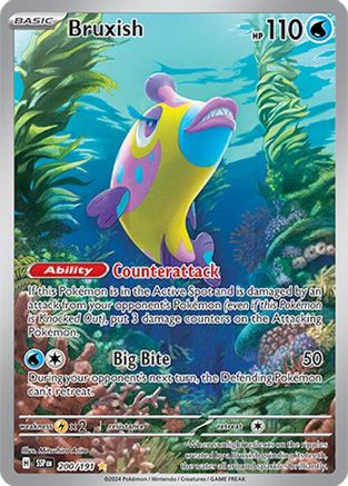 Bruxish - 200/191 Holofoil [SV: Surging Sparks] Pokemon Single Pokémon