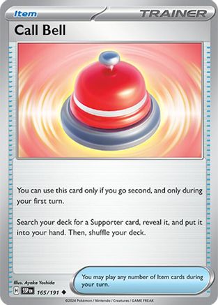 Call Bell (165) Reverse Holofoil [SV: Surging Sparks] Pokemon Single Pokémon
