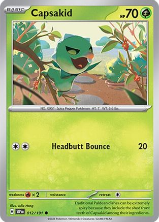 Capsakid (12) [SV: Surging Sparks] Pokemon Single Pokémon