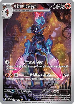Ceruledge - 197/191 Holofoil [SV: Surging Sparks] Pokemon Single Pokémon
