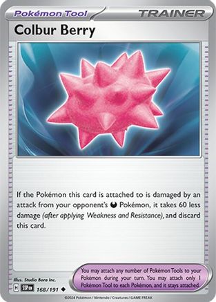 Colbur Berry (168) [SV: Surging Sparks] Pokemon Single Pokémon