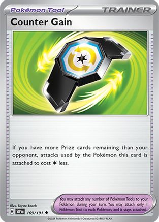 Counter Gain (169) [SV: Surging Sparks] Pokemon Single Pokémon