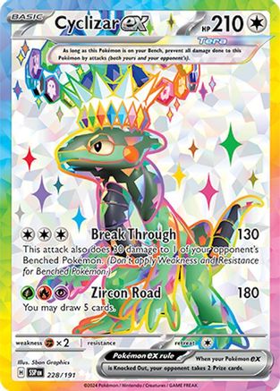 Cyclizar ex - 228/191 Holofoil [SV: Surging Sparks] Pokemon Single Pokémon