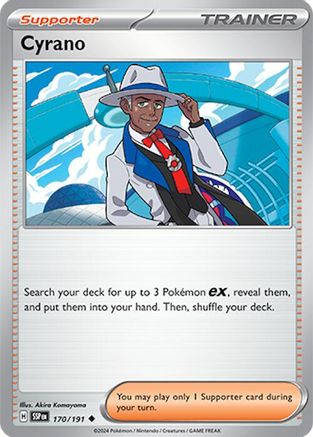 Cyrano - 170/191 Reverse Holofoil [SV: Surging Sparks] Pokemon Single Pokémon