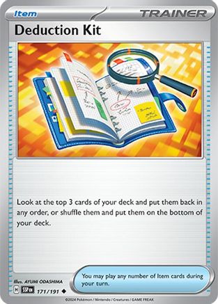 Deduction Kit (171) Reverse Holofoil [SV: Surging Sparks] Pokemon Single Pokémon