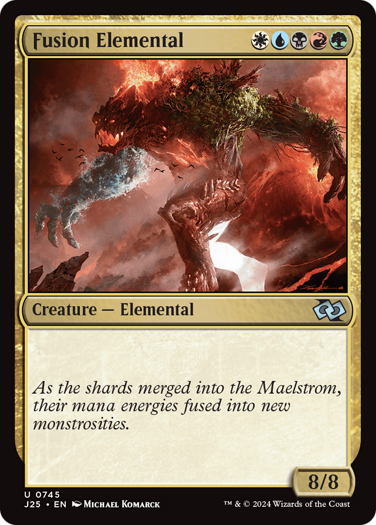 Fusion Elemental (J25-745) [Foundations Jumpstart] MTG Single Wizards of the Coast