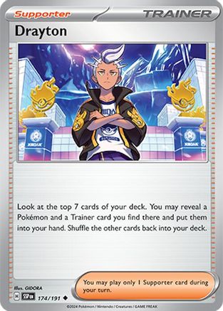 Drayton - 174/191 [SV: Surging Sparks] Pokemon Single Pokémon
