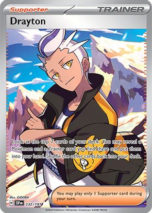 Drayton - 232/191 Holofoil [SV: Surging Sparks] Pokemon Single Pokémon