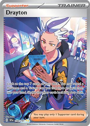 Drayton - 244/191 Holofoil [SV: Surging Sparks] Pokemon Single Pokémon