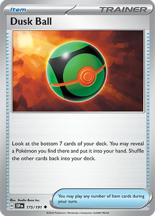 Dusk Ball (175) Reverse Holofoil [SV: Surging Sparks] Pokemon Single Pokémon