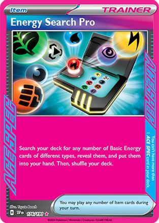 Energy Search Pro (176) Holofoil [SV: Surging Sparks] Pokemon Single Pokémon