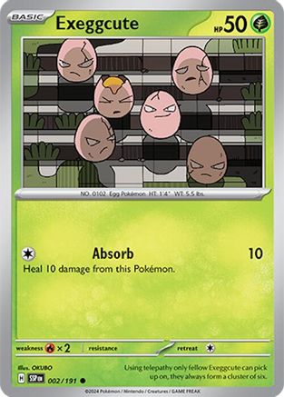 Exeggcute - 002/191 (2)  [SV08 Surging Sparks]