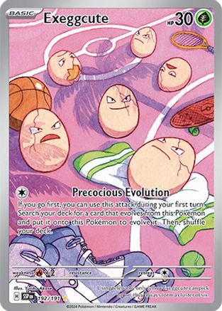 Exeggcute - 192/191 Holofoil [SV: Surging Sparks] Pokemon Single Pokémon