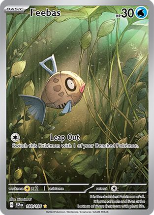 Feebas - 198/191 Holofoil [SV: Surging Sparks] Pokemon Single Pokémon